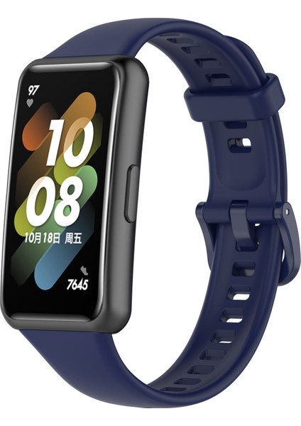 Huawei Band 7 Koyu Mavi Için Silikon Izle Band (Yurt Dışından)