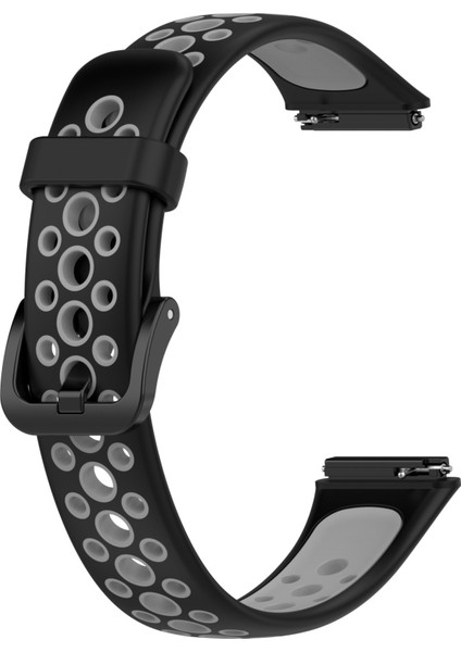 Huawei Band 7/7 Nfc Black+Gray Için Nefes Alabilir Silikon Saat Band (Yurt Dışından) modelleri