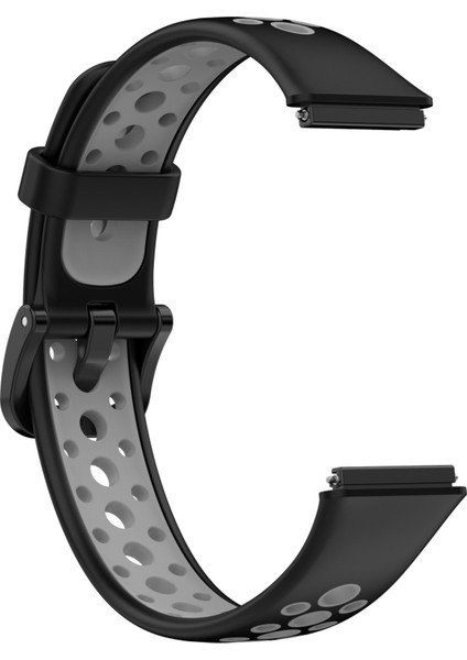 Huawei Band 7/7 Nfc Black+Gray Için Nefes Alabilir Silikon Saat Band (Yurt Dışından) fırsatları