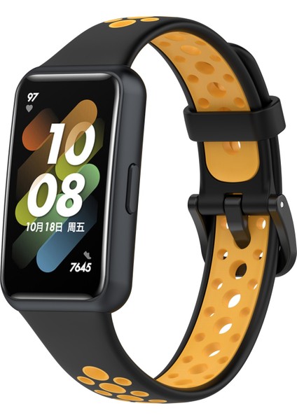 Huawei Band 7/7 Nfc Siyah+Sarı (Yurt Dışından)