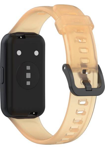 Huawei Band 7/7 Nfc Turuncu Için Şeffaf Silikon Saat Bandı (Yurt Dışından) fiyatları