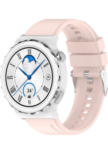 Huawei Için Silikon Izle Band Gt Gt 3 Pro 43MM 20MM Pink (Yurt Dışından)
