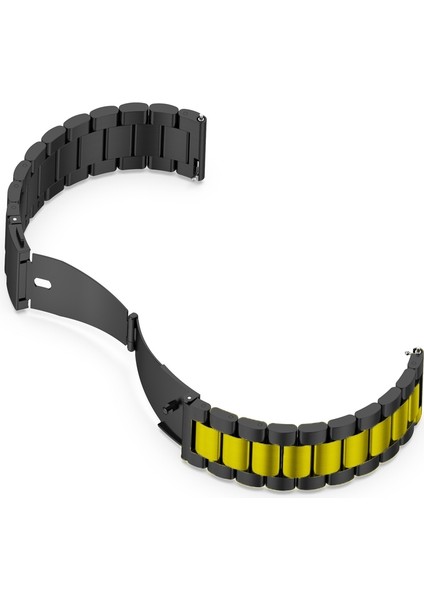 Huawei Gt 3 Pro 43MM Siyah Gold Single Için Metal Ste Watch Band (Yurt Dışından) modelleri