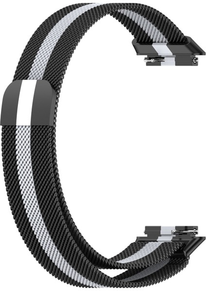 Huawei Band 7 Black+Gray Için Milan Manyetik Saat Band (Yurt Dışından) modelleri
