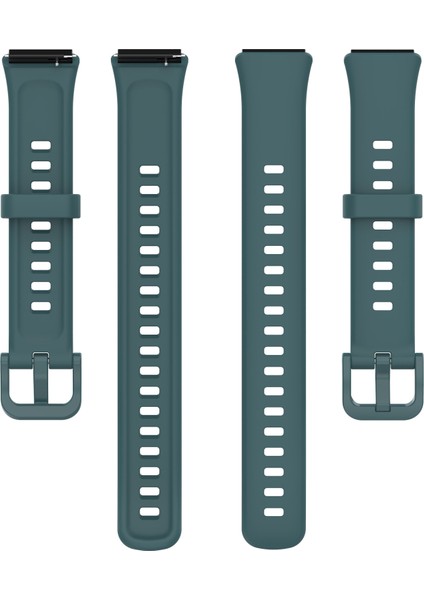 Huawei Band 7 Dark Green Için Silikon Saat Band (Yurt Dışından) fiyatları