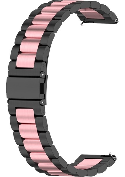 Huawei Gt 3 Pro 43MM Siyah Pembe Için Metal Ste Saat Band (Yurt Dışından)