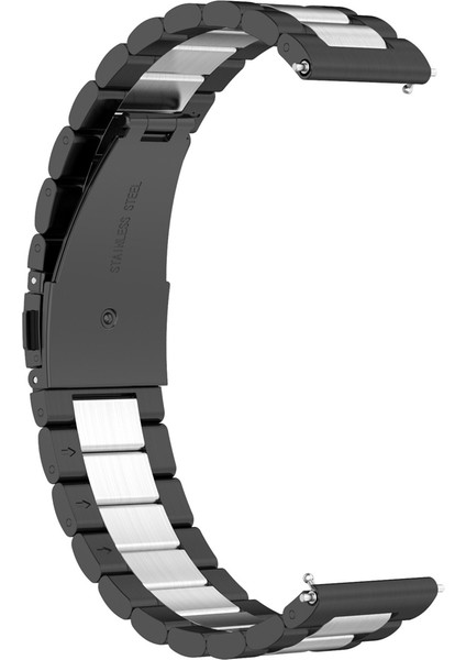 Huawei Gt 3 Pro 43MM Siyah Gümüş Için Metal Ste Watch Band (Yurt Dışından) fiyatları