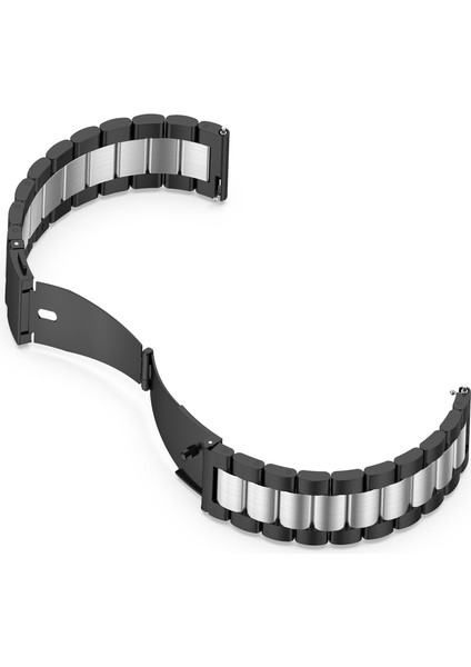Huawei Gt 3 Pro 43MM Siyah Gümüş Için Metal Ste Watch Band (Yurt Dışından) modelleri