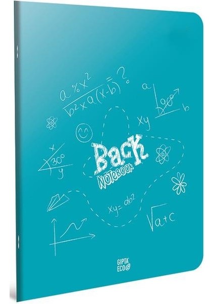 Back A5 80 Yaprak Plastik Kapak Dikişli Defter