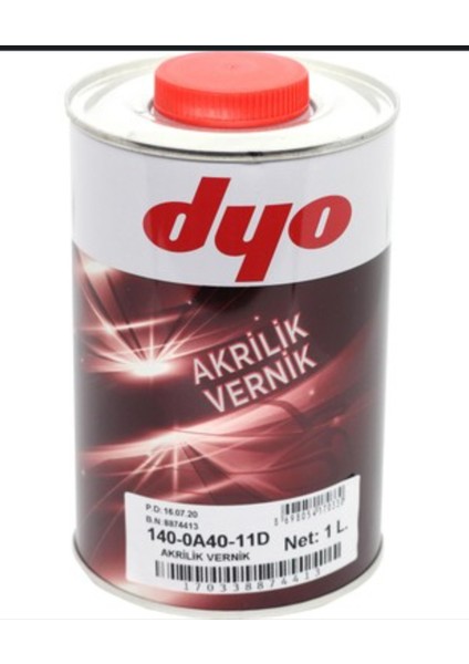 Akrilik Vernik 1 lt. fiyatları