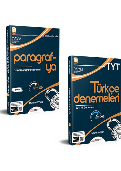 Paragrafın Şifresi Yayınları TYT AYT Türkçe + Paragraf Deneme Seti 2023