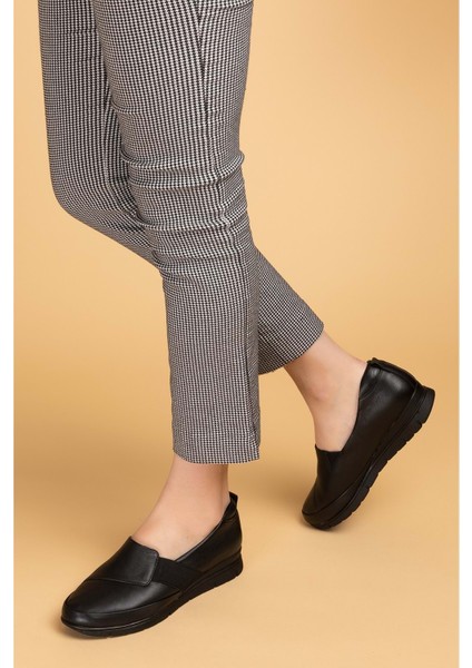 Kadın Deri Anatomik Yumuşak Taban Günlük Ayakkabı PYT.1205 - Siyah - 36 fiyatları