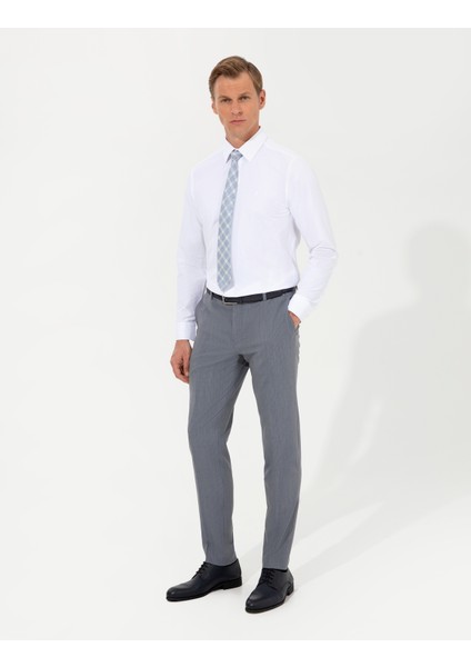 Pierre Cardin Erkek Beyaz Slim Fit Basic Gömlek 50258995-VR013