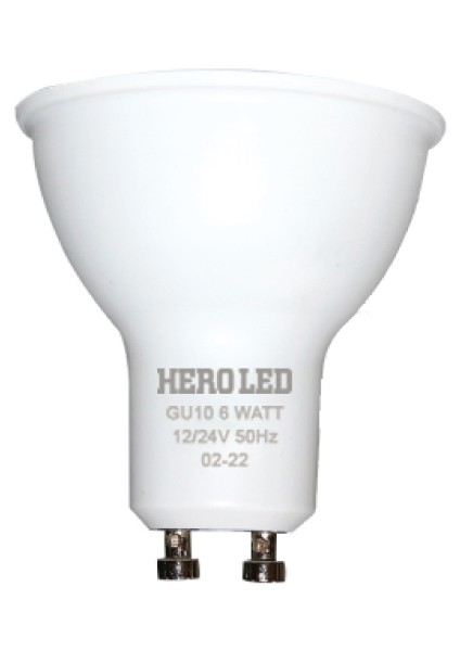 Hero Led Karavan Tekne Yat Aydınlatma 6 Watt 10/30V Ac/dc GU10 LED Ampul