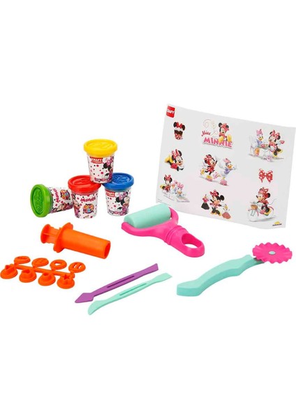 Minnie Sırt Çantalı Oyun Hamuru Seti 200 Gr. 18 Parça modelleri