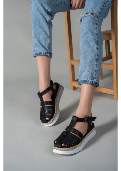 Siyah Kadın Sandalet 00121404 modelleri