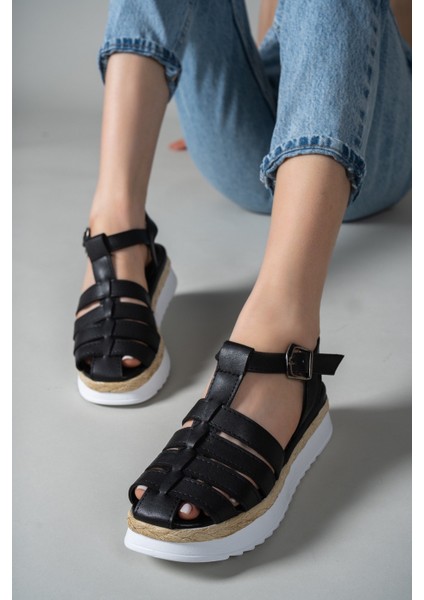 Siyah Kadın Sandalet 00121404 indirimleri