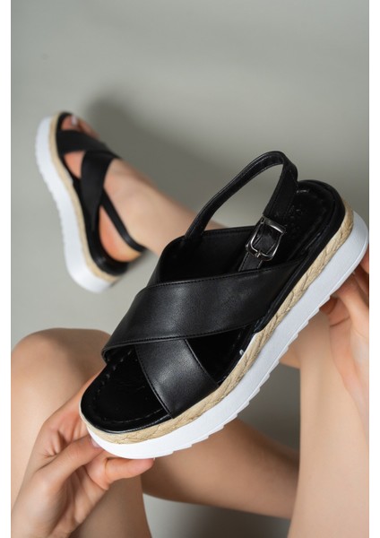 Siyah Kadın Sandalet 00121412 fiyatları