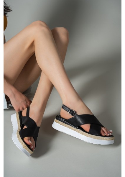 Siyah Kadın Sandalet 00121412 modelleri