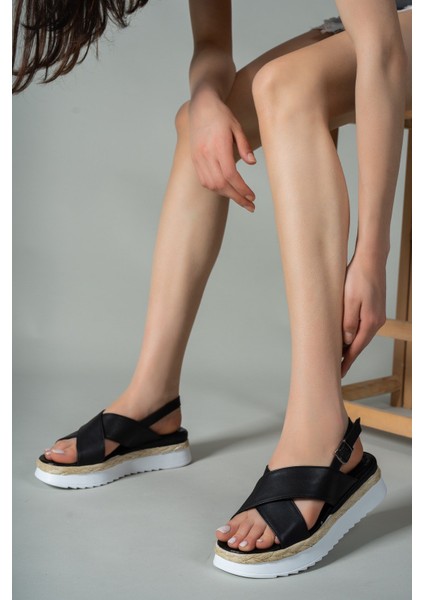Siyah Kadın Sandalet 00121412 indirimleri