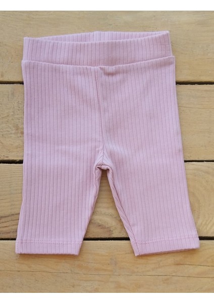 Kız Bebek Kaşkorse Patiksiz Alt 6-9 Ay Pudra