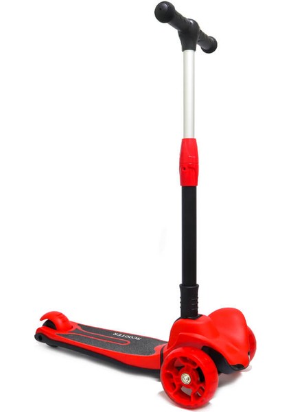 Flash Işıklı Scooter Kırmızı