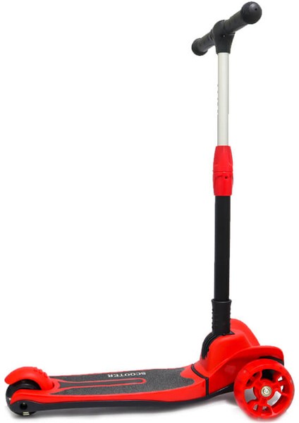 Flash Işıklı Scooter Kırmızı