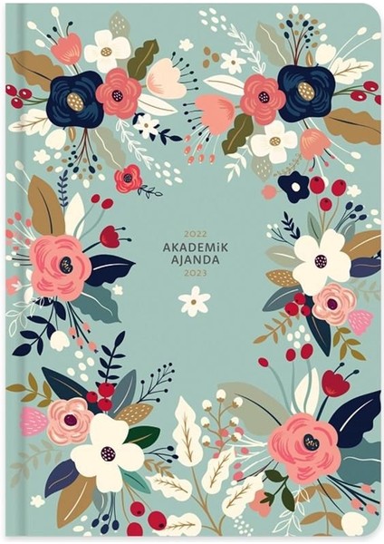 Keskin Color 17X24 Sert Kapaklı Akademik Ajanda Bahar
