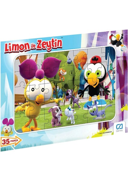 Ca 5082-5083 Limon Ile Zeytin Frame Puzzle 35 Parça-Ca Games fiyatları