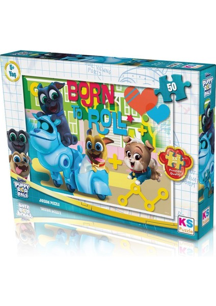 PDP709 Ks Puppy Dog Pals / 50 Parça Puzzle