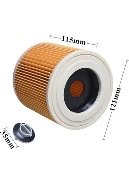 Karcher A 2504 Uyumlu Silindir Filtre