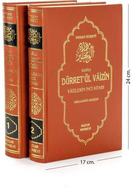 Dürretül Vaizin - Vaazlar, Sohbetler, Kıssalar (2 Kitap Takım)