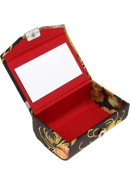 Ayna ve Kapatma ile Geleneksel Işlemeli Ruj Kılıfı Tutucu (Yurt Dışından) indirimleri