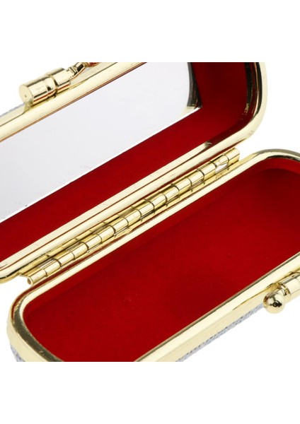 Keten Kapaklı Takı Makyaj Kasası Mavi (Yurt Dışından) fırsatları