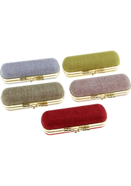 Keten Kapaklı Takı Makyaj Kasası Mavi (Yurt Dışından) indirimleri