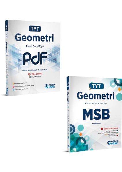 TYT 2023 Geometri PDF + MSB Seti 2 Kitap