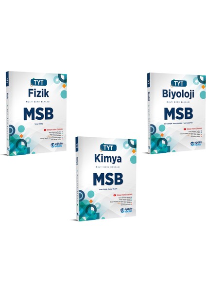 TYT 2023 Fizik Kimya Biyoloji MSB Multi Soru Bankası Seti