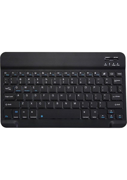 iPad 7.nesil 10.2 Inch 2019 Bluetooth Klavye ve Mouse (Tr Sticker) +Tablet Standı - AL2765