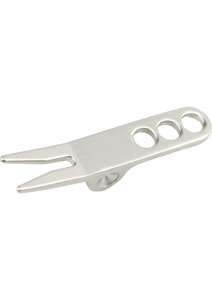 Golf Divot Onarım Çatalı Golf Aksesuarları Hizalama Aracı Golf Gümüş Için Paslanmaz (Yurt Dışından)