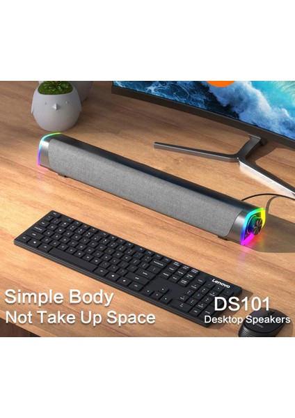 DS101 Rgb Işıklı Masaüstü Soundbar