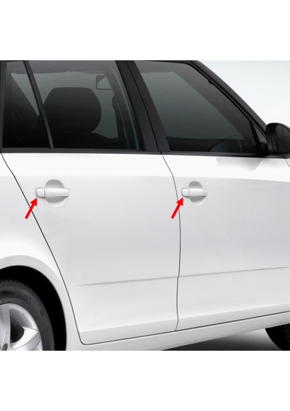 Skoda Octavia A4 1997-2009 Ön Arka Uyumlu Dış Kapı Kolu Kapağı 3B4839879A