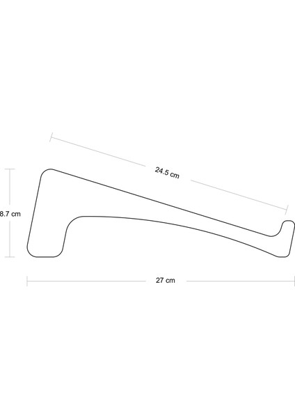 Laptop Standı - Laptop Yükseltici - Notebook Standı - Ahşap - ALS1