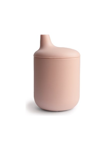 Pipetli Silikon Sippy Cup - Blush