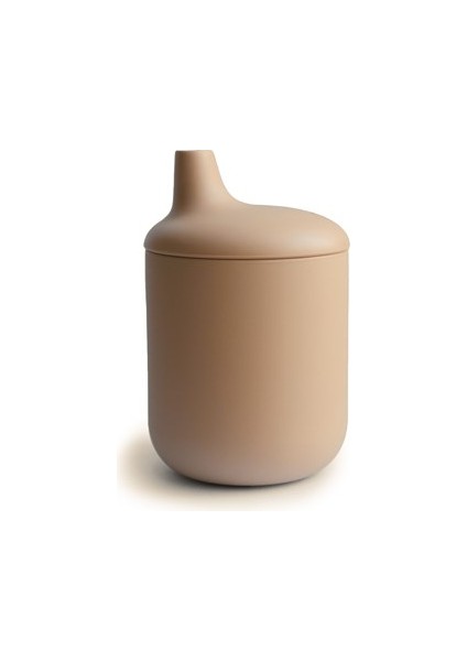 Pipetli Silikon Sippy Cup - Natural