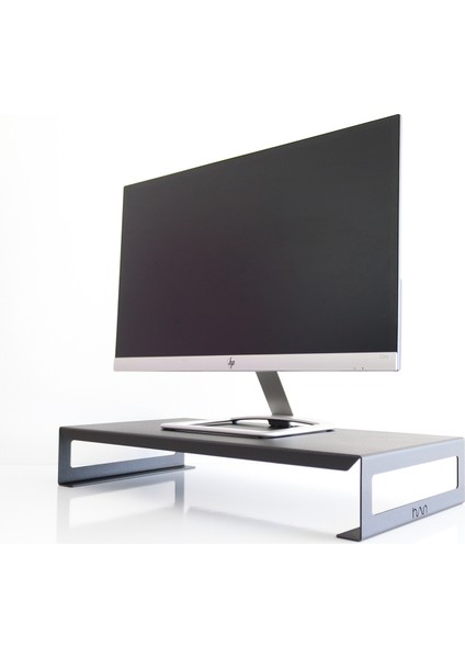 Monitör Standı - Laptop Standı - Monitör Yükseltici - Metal - Siyah - SMS3BL