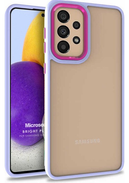Samsung Galaxy A53 5g Kılıf Bright Planet Lila