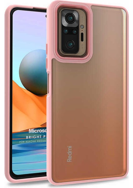 Xiaomi Redmi Note 10 Pro Kılıf Bright Planet Rose Gold