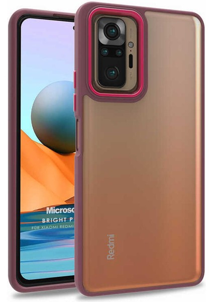 Xiaomi Redmi Note 10 Pro Max Kılıf Bright Planet Kırmızı