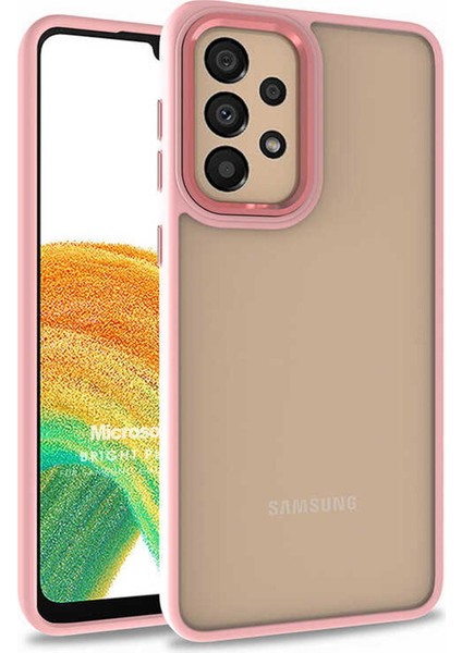 Samsung Galaxy A32 4g Kılıf Bright Planet Rose Gold