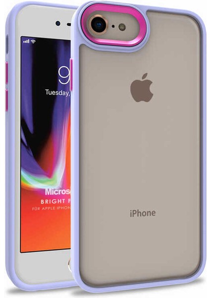 Apple iPhone Se 2020 Kılıf Bright Planet Lila